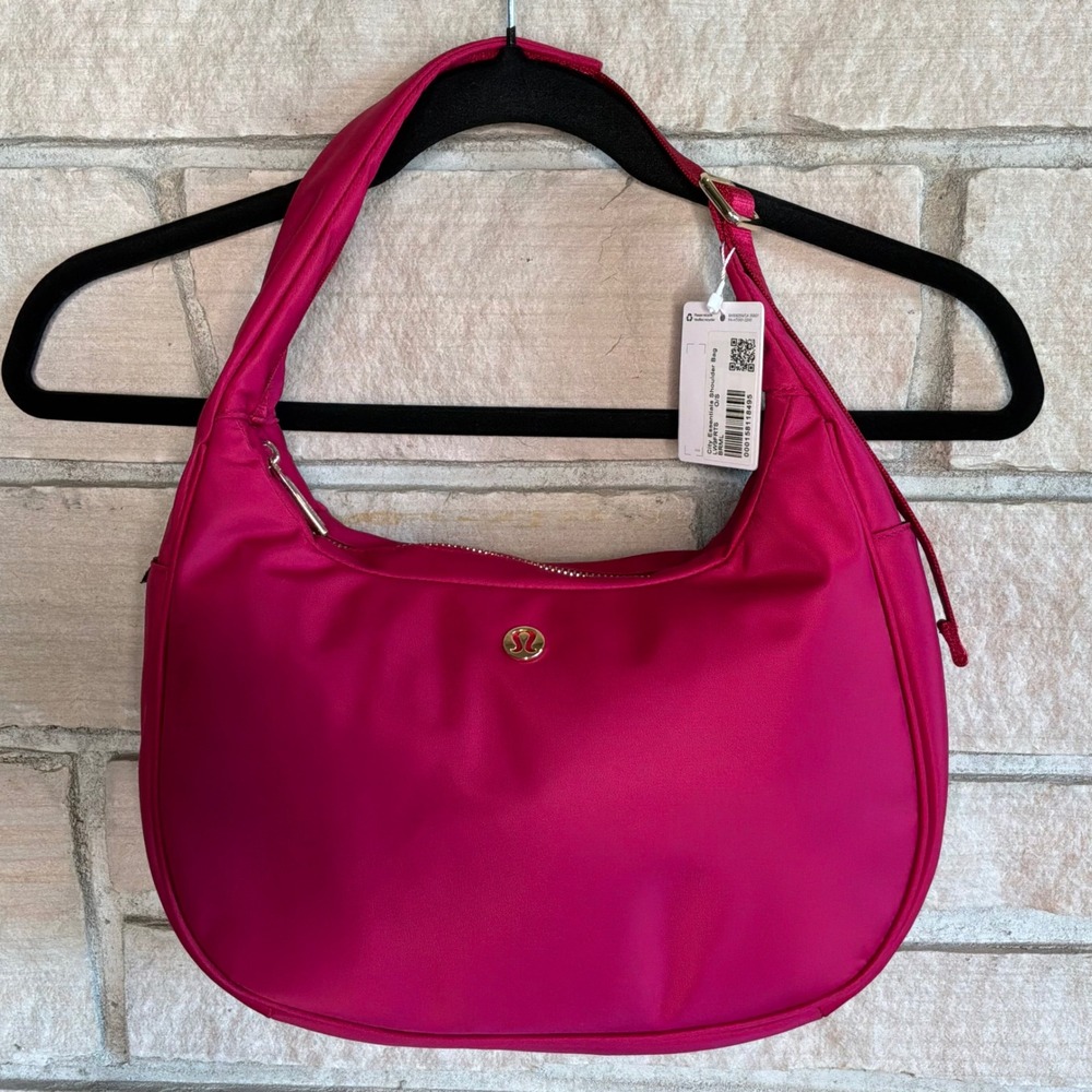 lululemon City Essentials Shoulder Bag 4L Pink Haze/Gold NWT